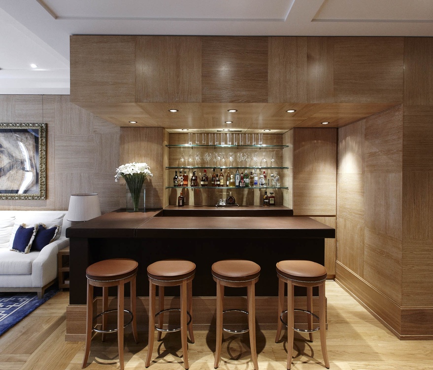 Angolo bar in stile contemporaneo