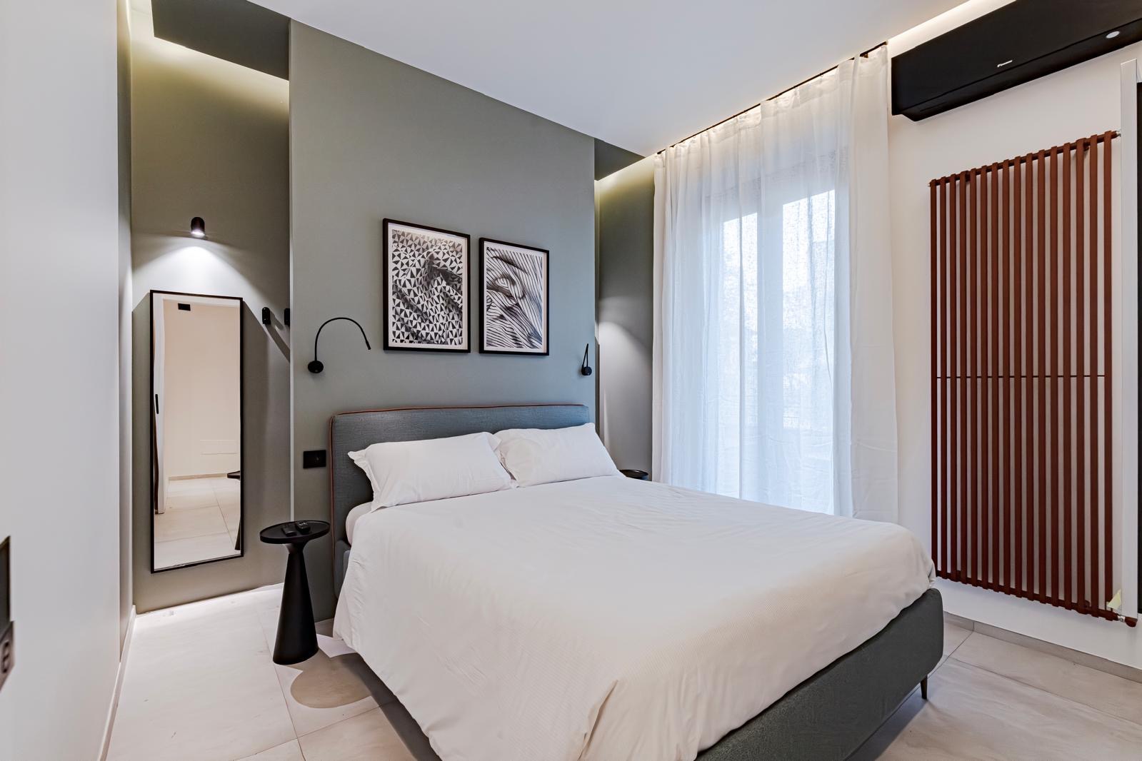 Camera da letto in stile contemporaneo