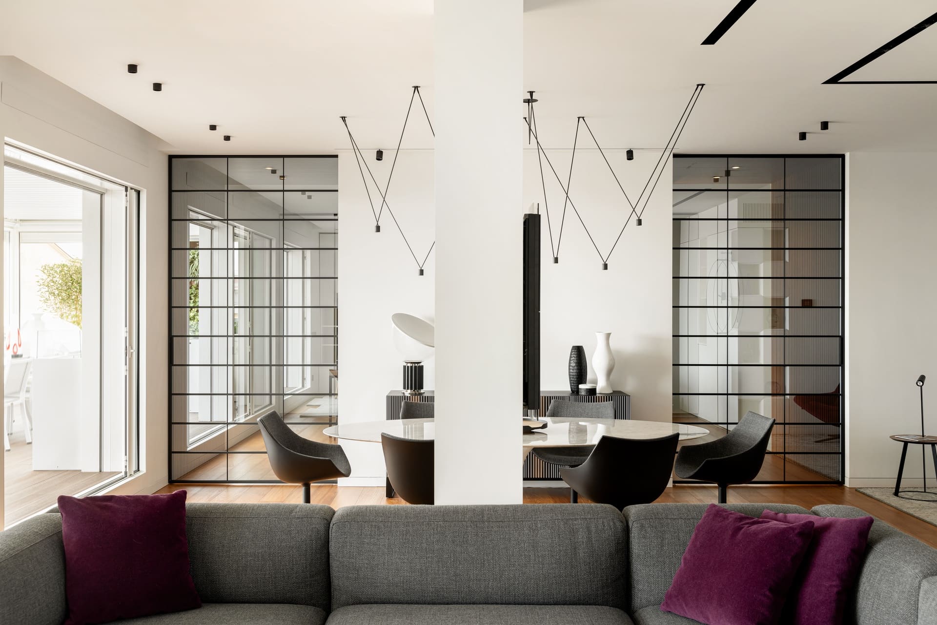 Living e sala da pranzo