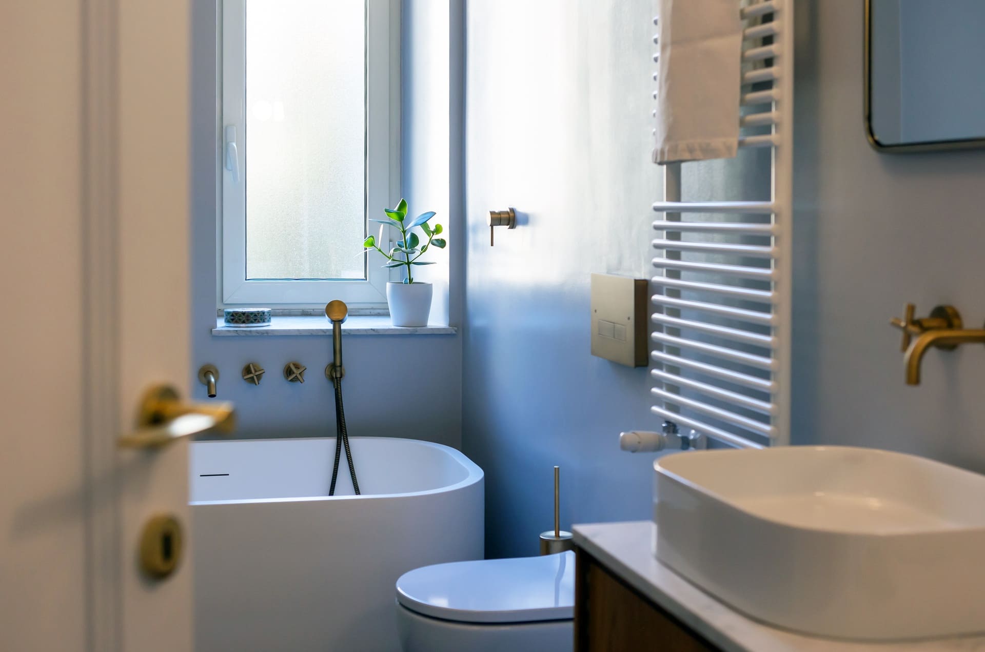 Bagno in stile vintage