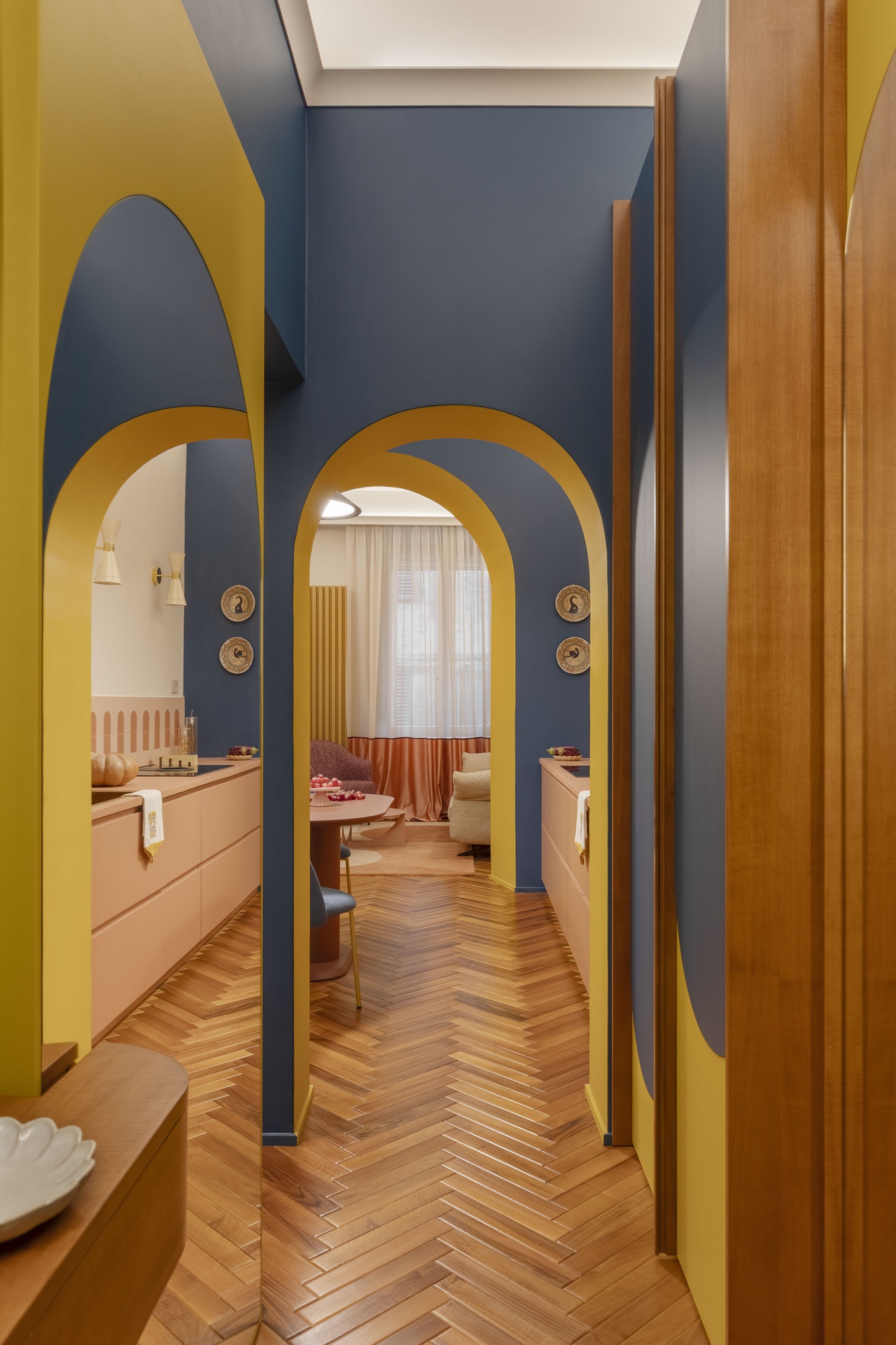 progetto a siena con 100 archi