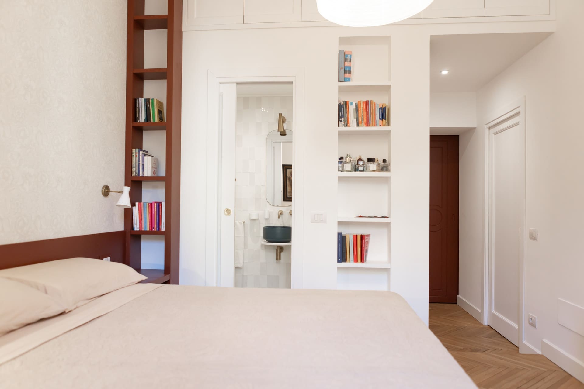 Camera da letto con bagno en suite