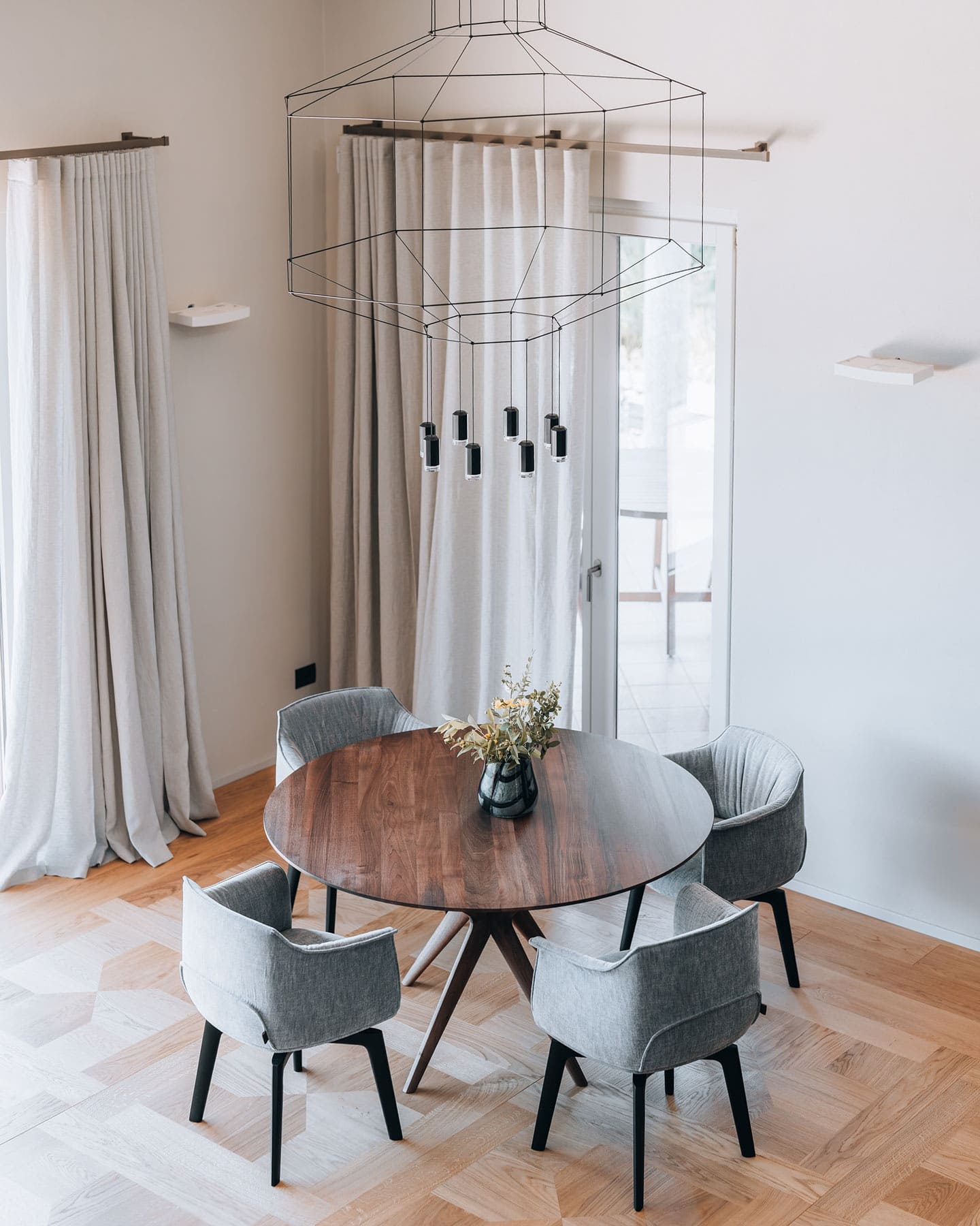 Pavimento in parquet di rovere