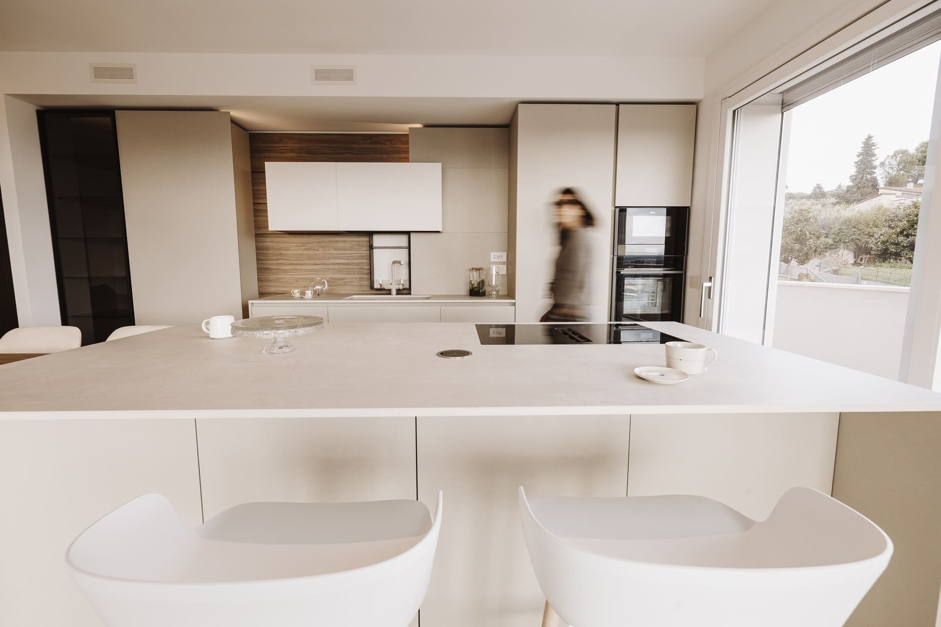 Cucina con isola centrale