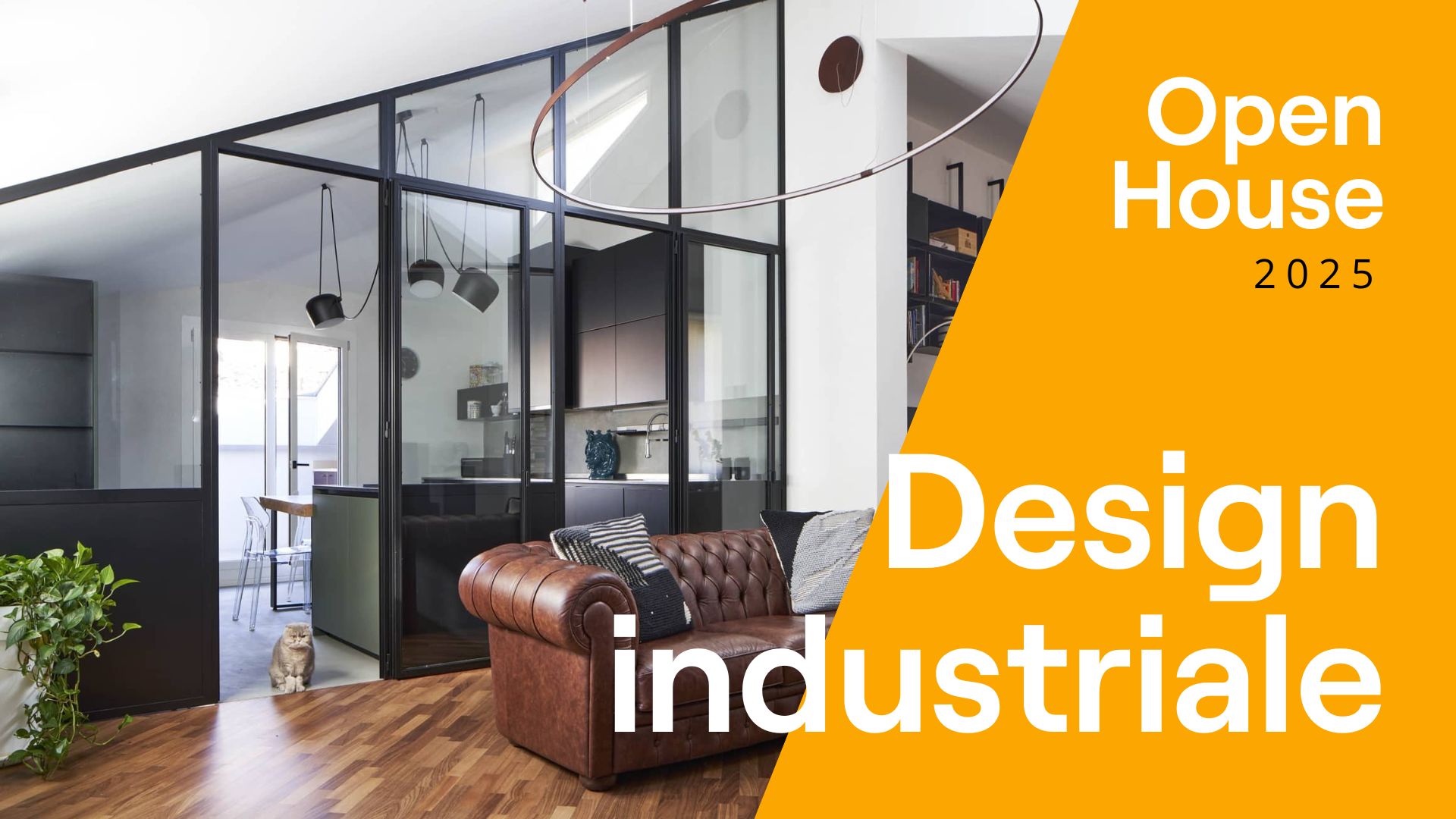 Design industriale per un appartamento all'ultimo piano