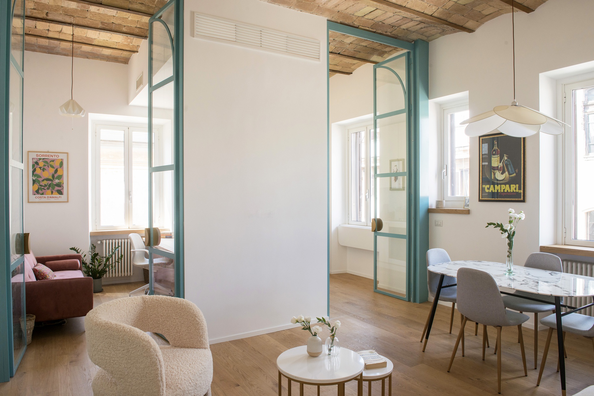 Colori pastello e un tocco di glamour - Spazi Belli Open House