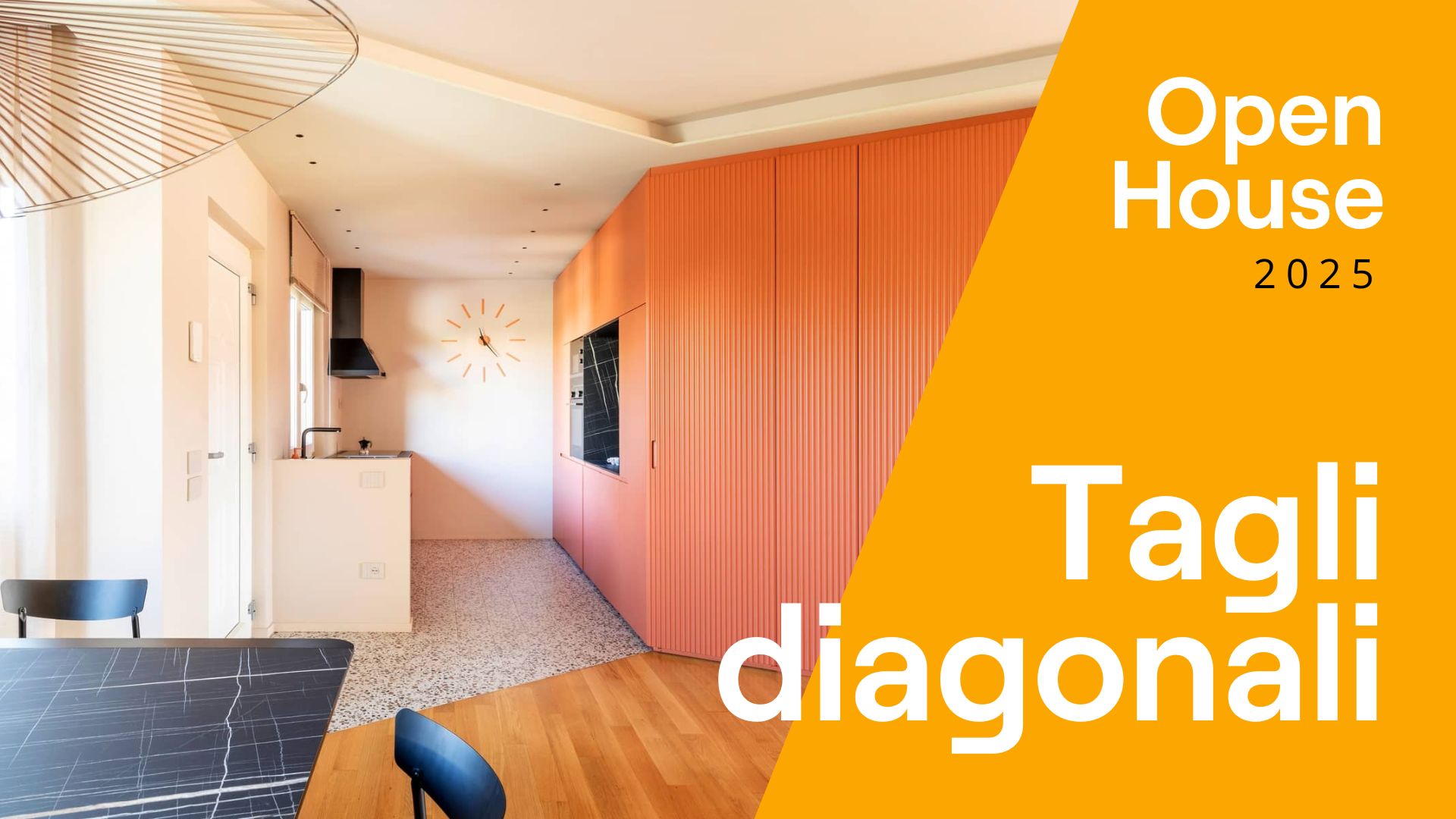 Tagli diagonali e dinamismo, un appartamento audace