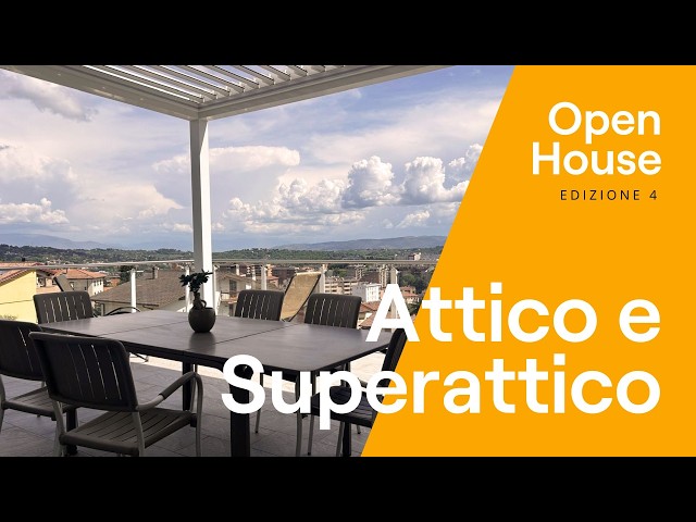 Un attico con superattico a Perugia: luce, funzionalità e piscina con vista