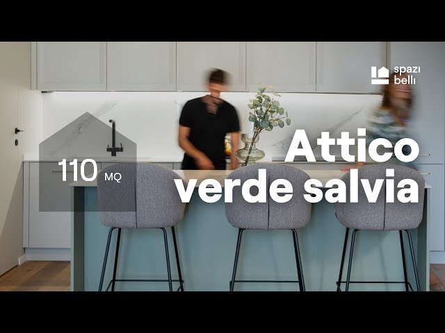 Attico in verde salvia - Spazi Belli Open House 2023