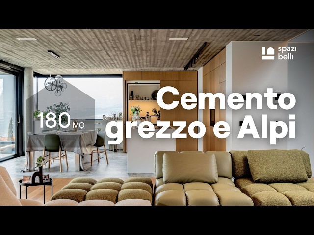 Tra cemento e montagna, una residenza contemporanea a Bolzano