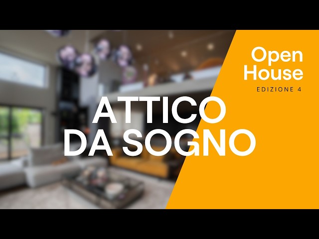 Un attico da sogno a Monza: design su tre livelli e 500 mq di bellezza